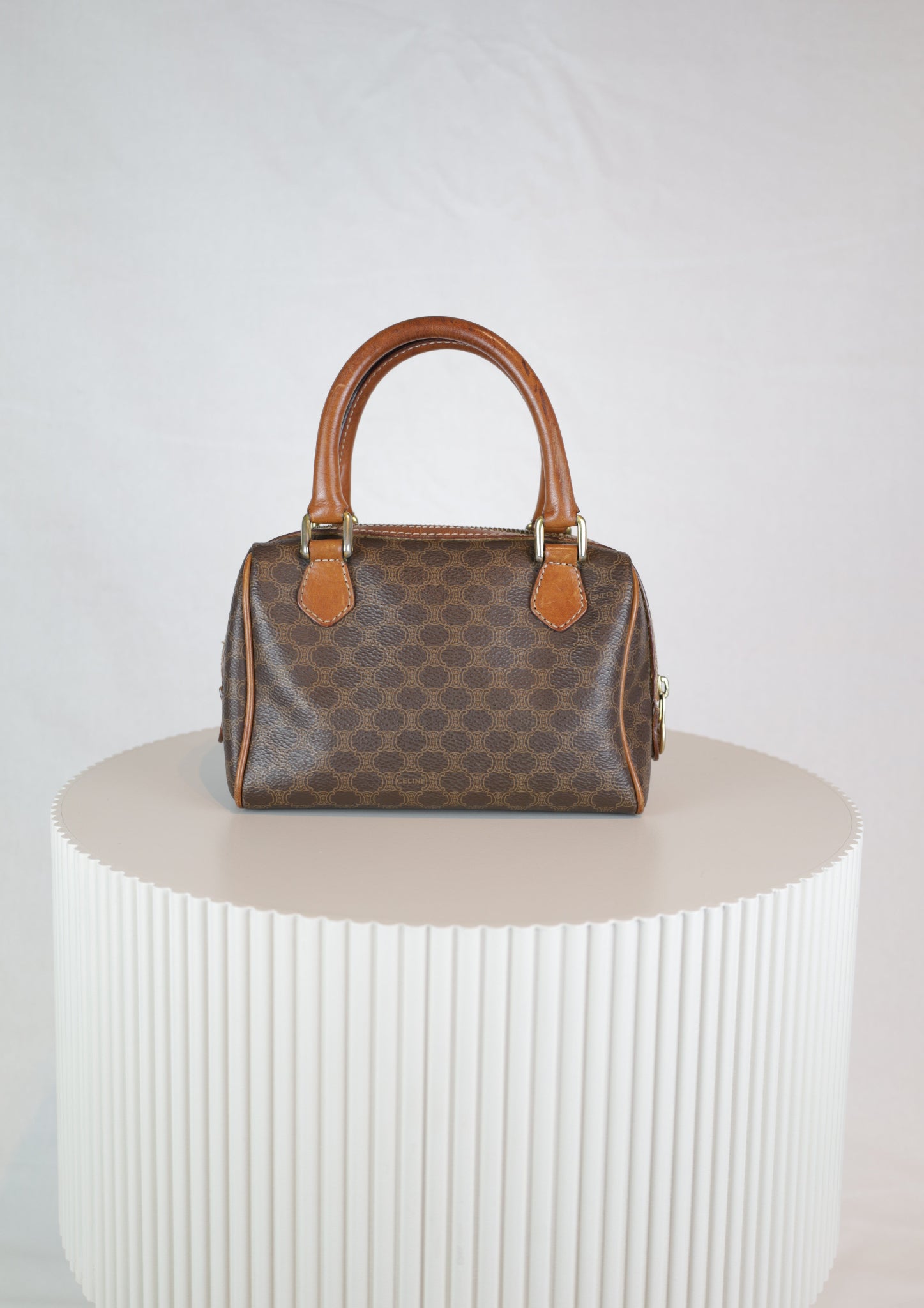 Celine Mini Boston Macadame – Iconische Vintage Handtas – LauLau