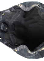 Gucci Sukey Tote Bag zwart detail binnenkant LauLau Treasures