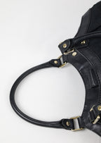 Gucci Sukey Tote Bag zwart detail hendel 2 LauLau Treasures