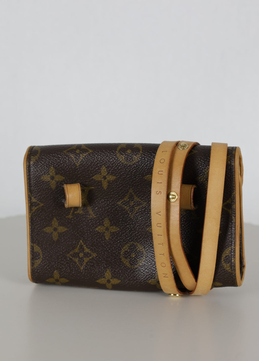 Vintage Louis Vuitton Florentine heuptas achterkant Laulau Treasures