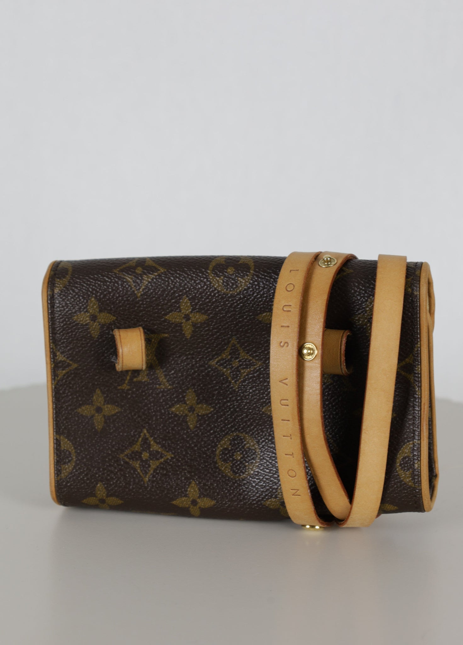 Vintage Louis Vuitton Florentine heuptas achterkant Laulau Treasures