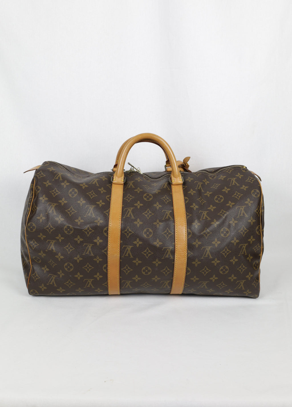 Vintage Louis Vuitton KeepAll 50 achterkant Laulau Treasures