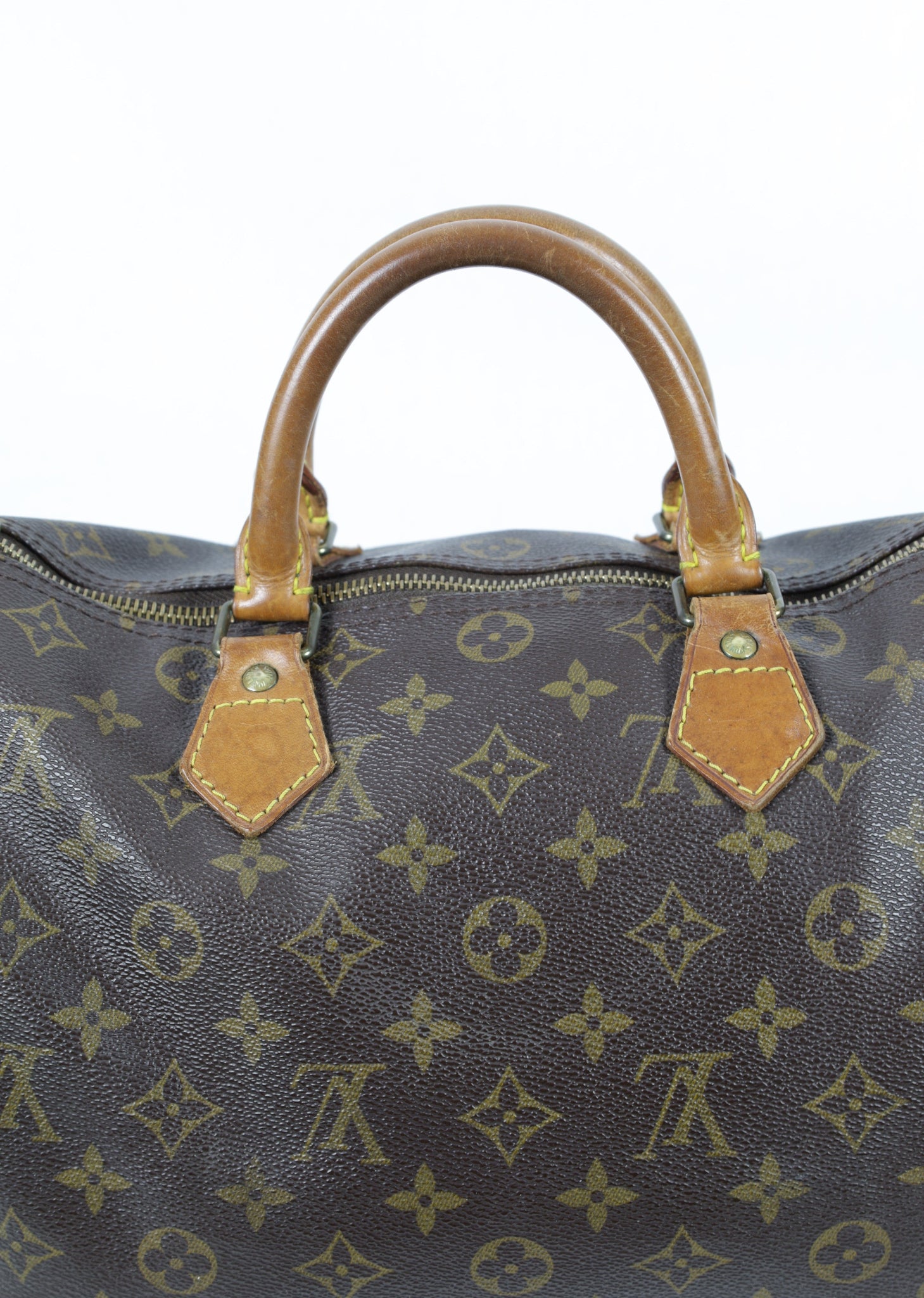 Vintage Louis Vuitton Speedy 30 handle 2 Laulau Treasures