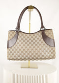 Vintage Gucci Tote Beige met Entrupy voor - Laulau Treasures
