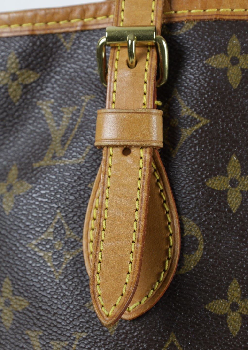 Vintage Louis Vuitton Mini Bucket bag in Monogram canvas - detail gesp 2 | Laulau Treasures