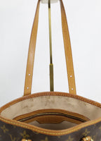 Vintage Louis Vuitton Mini Bucket bag in Monogram canvas - beschadiging rand | Laulau Treasures