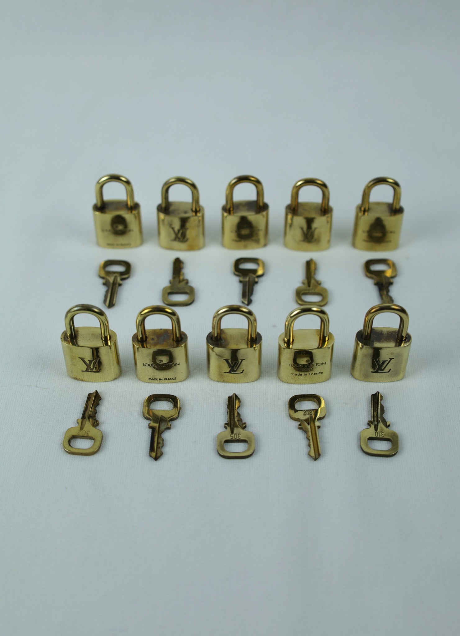 Louis Vuitton vintage slotjes overzicht Laulau Treasures