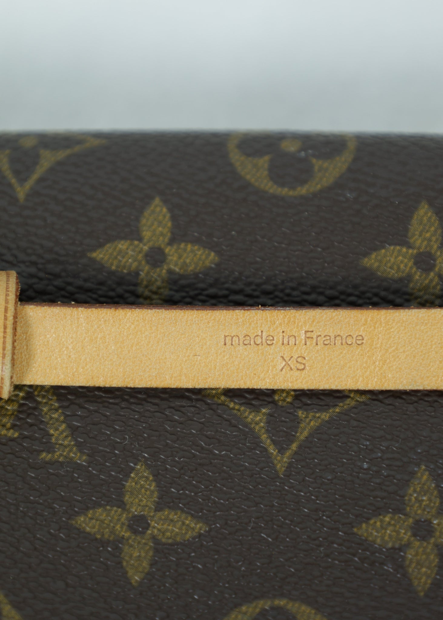 Vintage Louis Vuitton Pochette Florentine detail maat Laulau Treasures