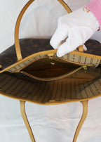 Vintage Louis Vuitton Neverfull PM binnencompartiment